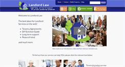 Desktop Screenshot of landlordlaw.co.uk
